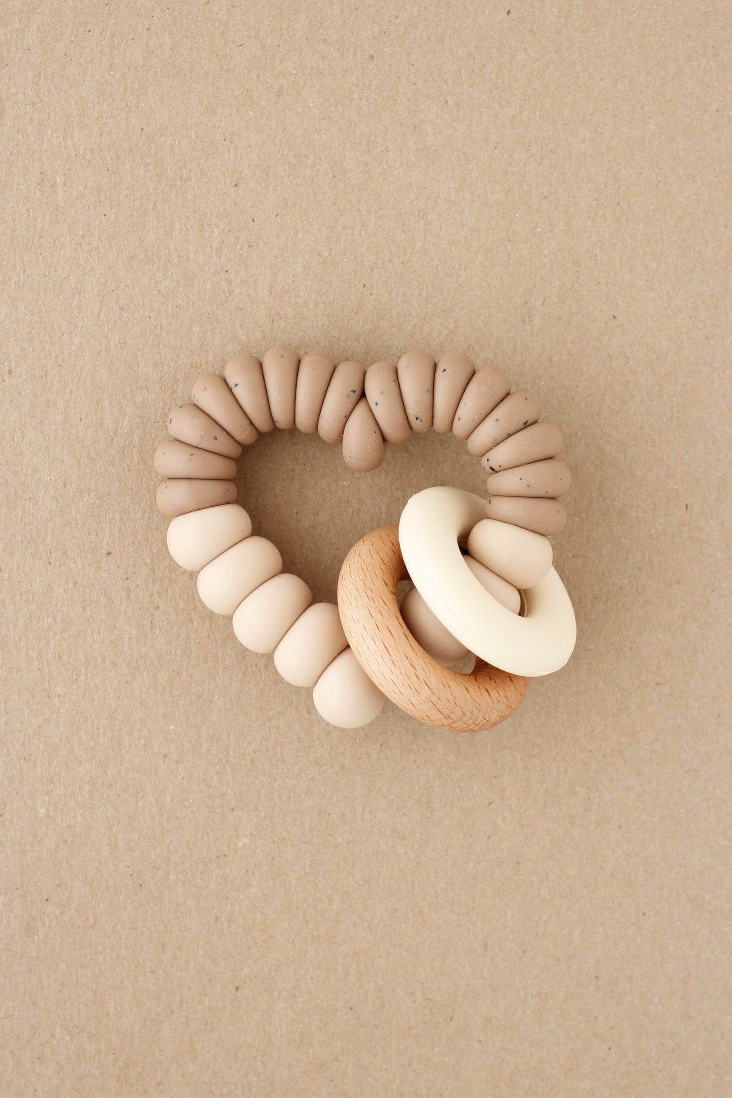 Rattle Teether - Heart | Truffle