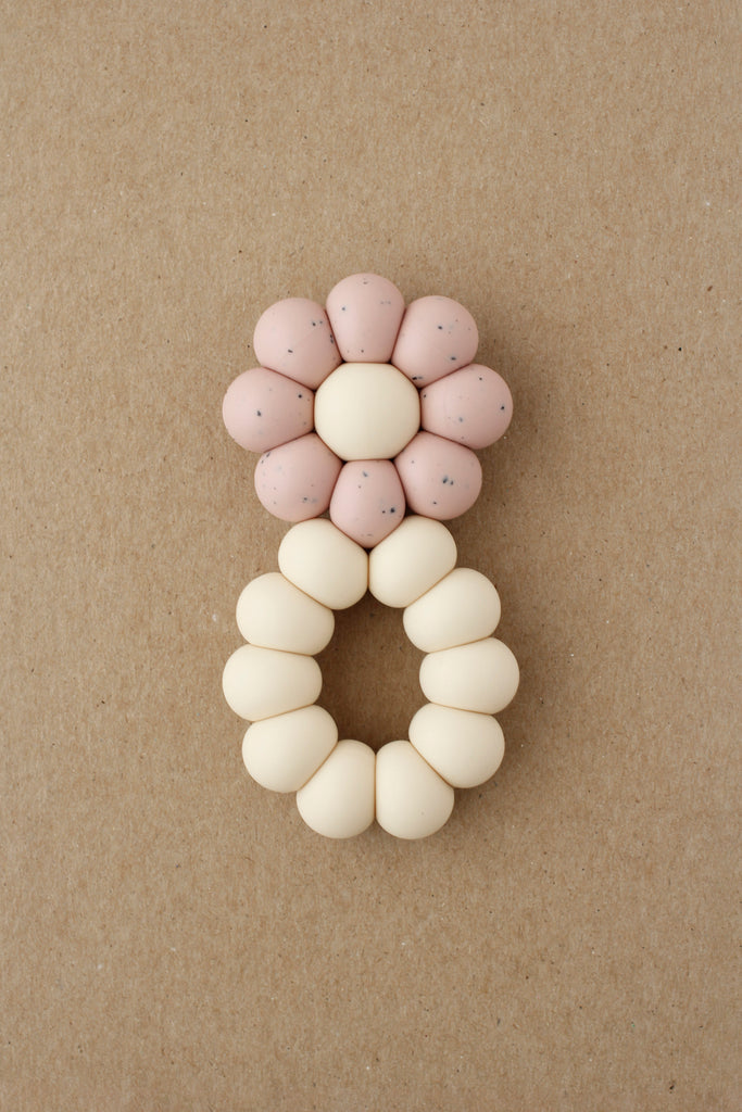 Luna Double Freezer Teether - Speckled Golden Ochre main image 0