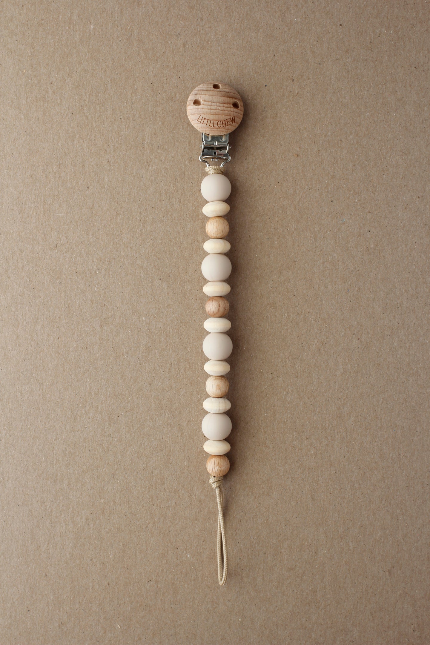 Pacifier Clip - Amor | Creme