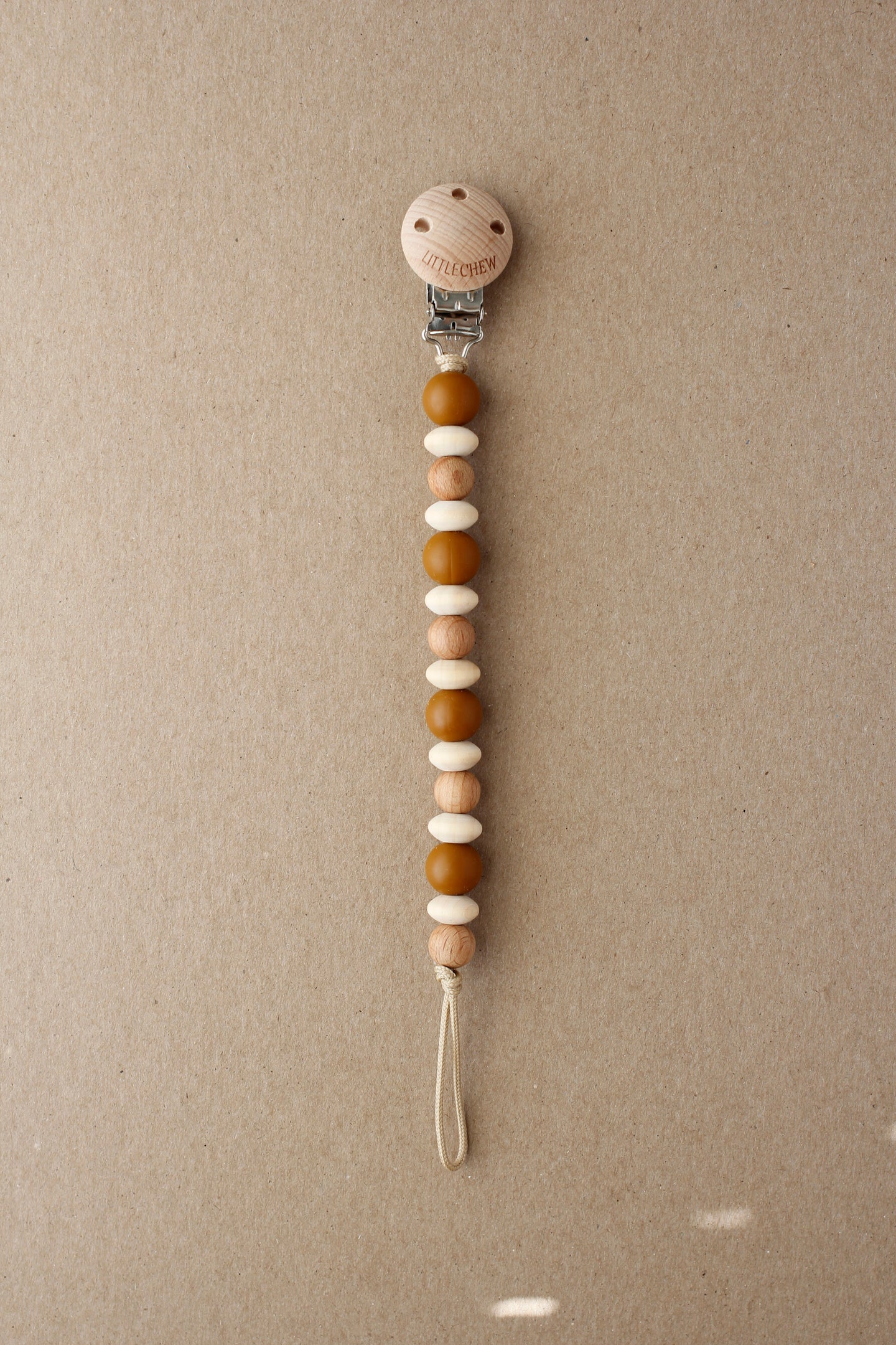 Pacifier Clip - Amor | Clay