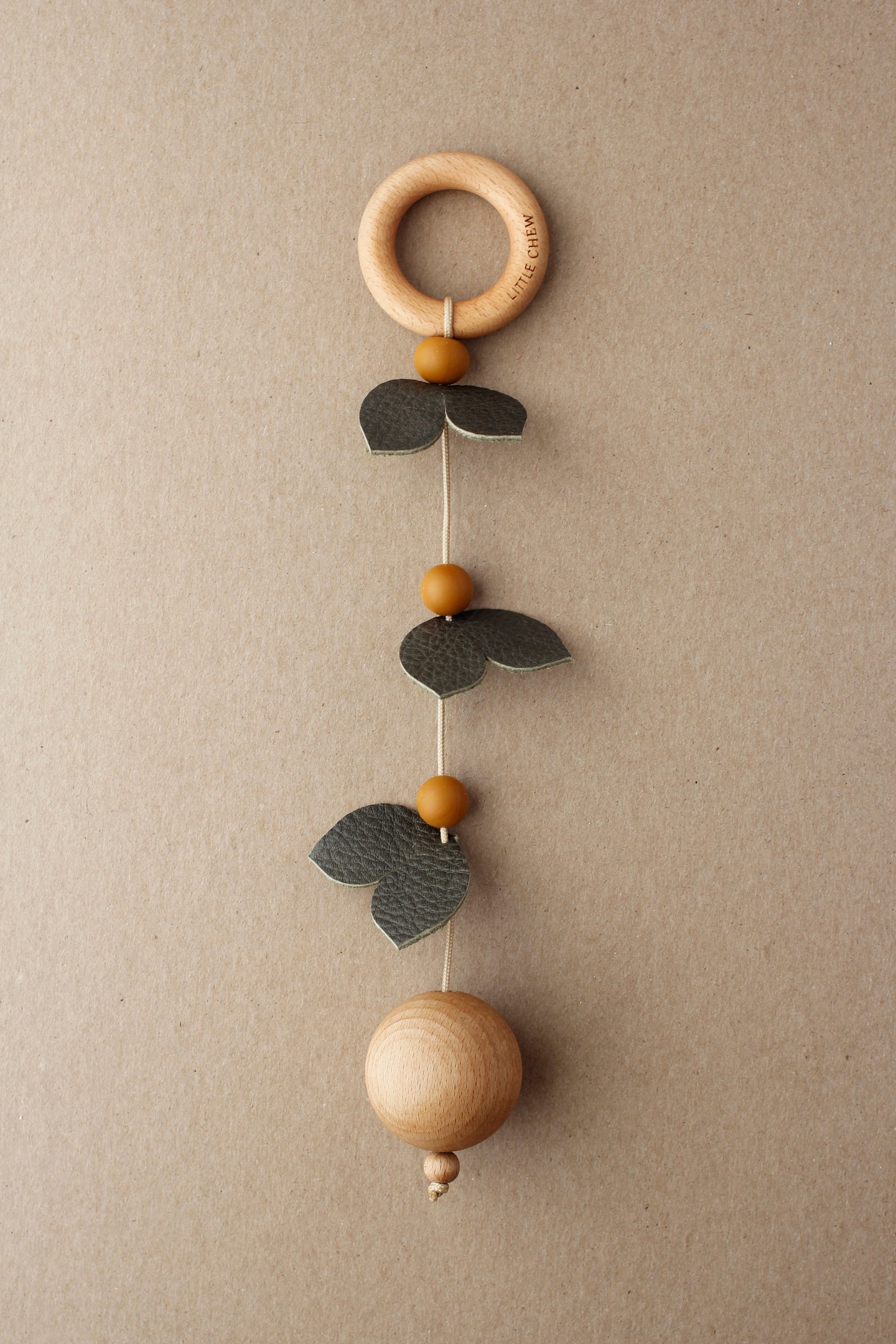 Play Gym Toy || Nursery Decor - Leaf | Clay