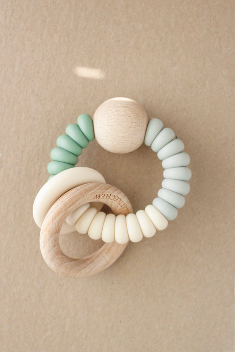 Rattle Teether  - Dany | Sage