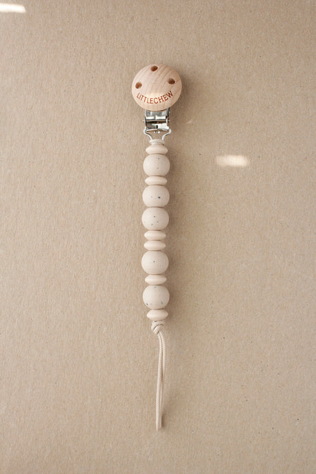 Pacifier Clip  - Alex | Speckled Vanilla