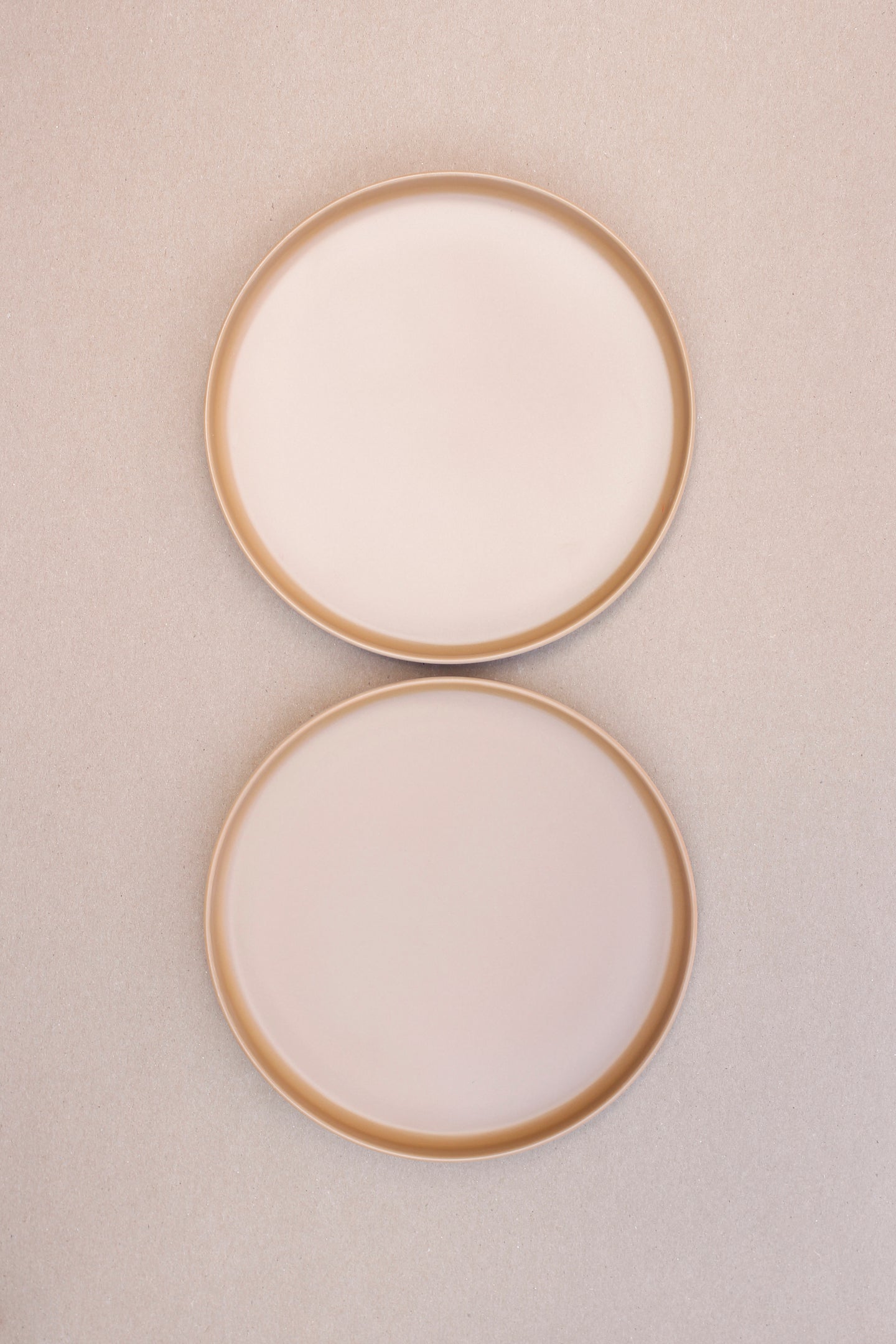 Bamboo Plate Set Of 2 - Biscuit