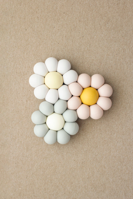 Freezer Teether - Daisy |  Ivory
