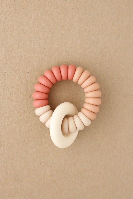 Ring Freezer Teether - Maroon