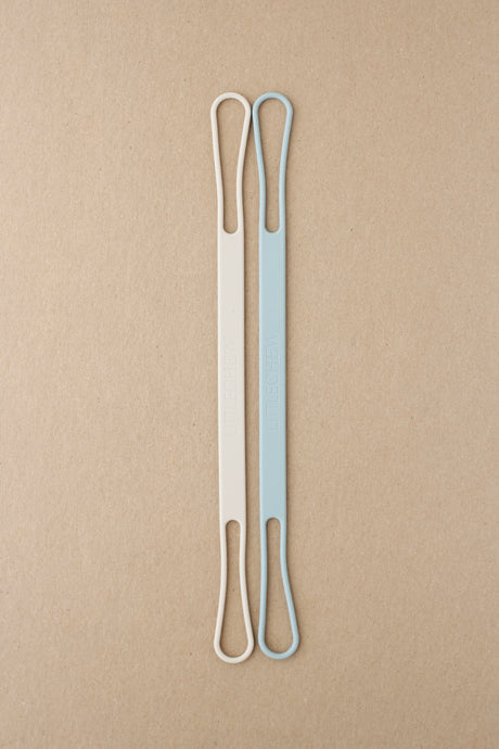 Silicone Attachment Set Of 2 - Sand / Light Blue