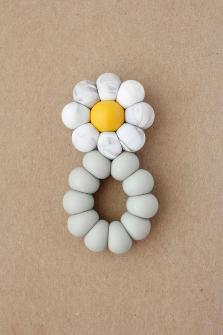 Freezer Teether - Chamomile | Marble
