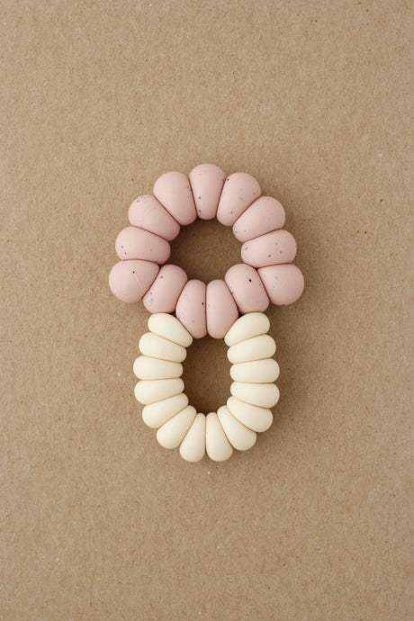 Freezer Teether - Truffle | Speckled Rose