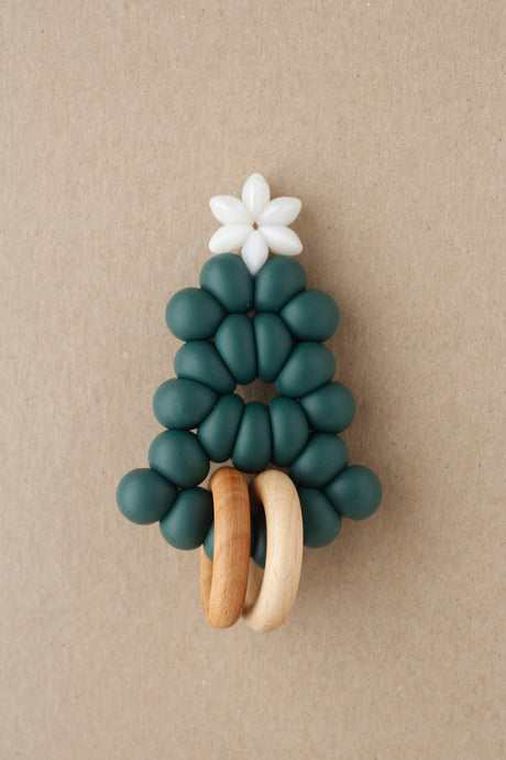 Rattle Teether  - Tree | Pine