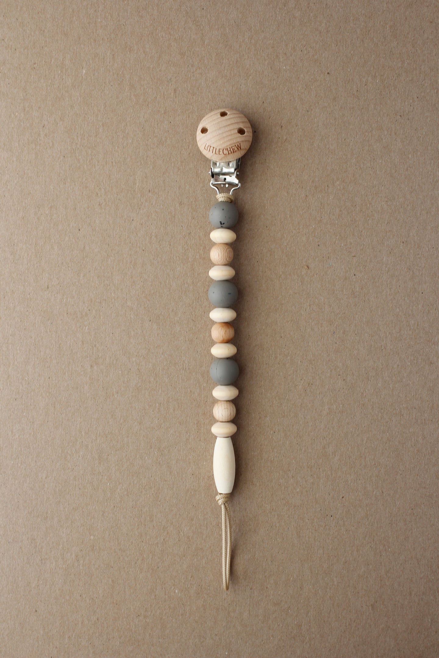 Pacifier Clip - Omar | Speckled Onyx