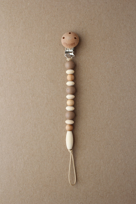 Pacifier Clip - Omar | Speckled Truffle