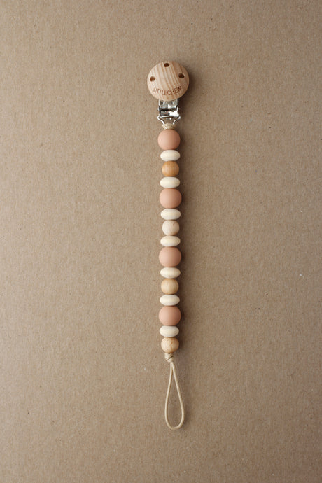 Pacifier Clip - Amor | Dusty Coral
