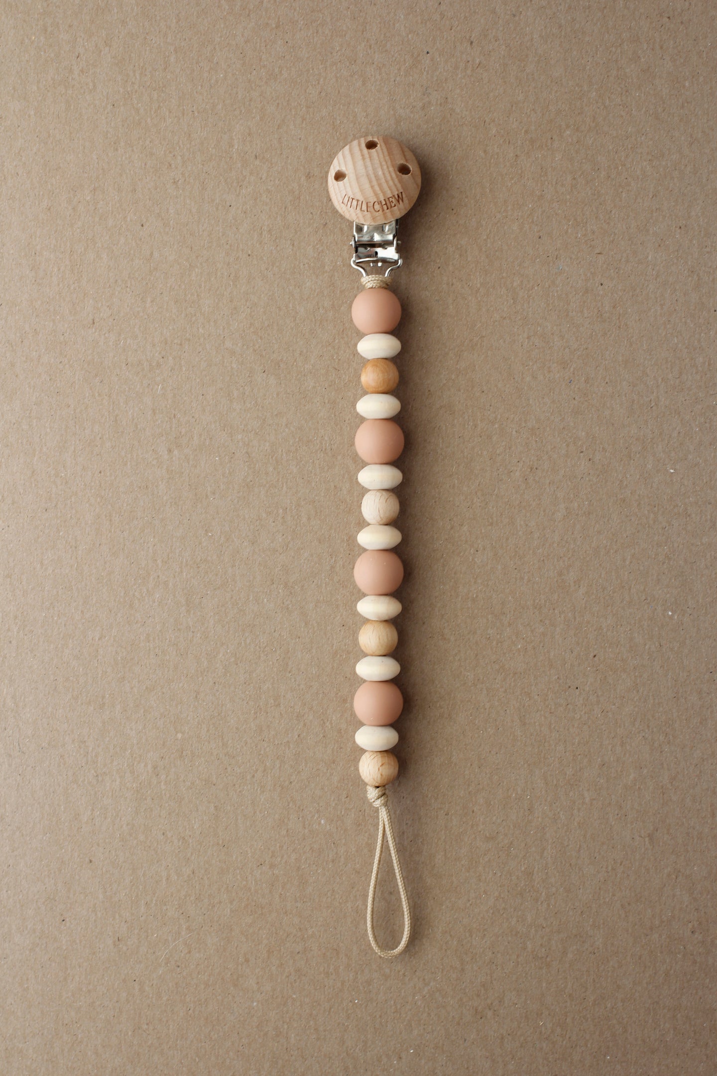Pacifier Clip - Amor | Dusty Coral