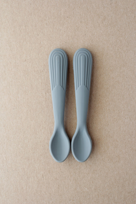 Rainbow Silicone Spoon - Dim Grey