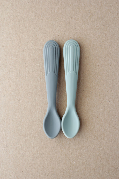 Rainbow Spoon - Dim Grey | Cloud Blue